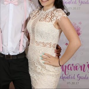 Off White Lace Dress